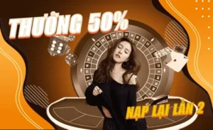 Ưu Đãi Nạp Lần 2 Tặng 50% Tại Nhà Cái AA88 Cơ Hội Vàng
